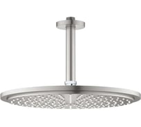 Верхний душ Grohe Rainshower Cosmopolitan 310, 8 л/мин, 1 режим, 142 мм, суперсталь 26067DC0