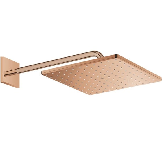 Верхний душ Grohe Rainshower Mono 310 Cube, 7,5 л/мин, 1 режим, 422 мм, теплый закат, глянец 26564DA0