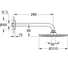 Верхний душ Grohe Rainshower Cosmopolitan 210, 8,5 л/мин, 1 режим, 286 мм, хром 26062000 3