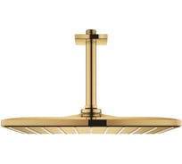 Верхний душ Grohe Rainshower Mono 310 Cube, 7,5 л/мин, 1 режим, 142 мм, холодный рассвет глянец 26566GL0