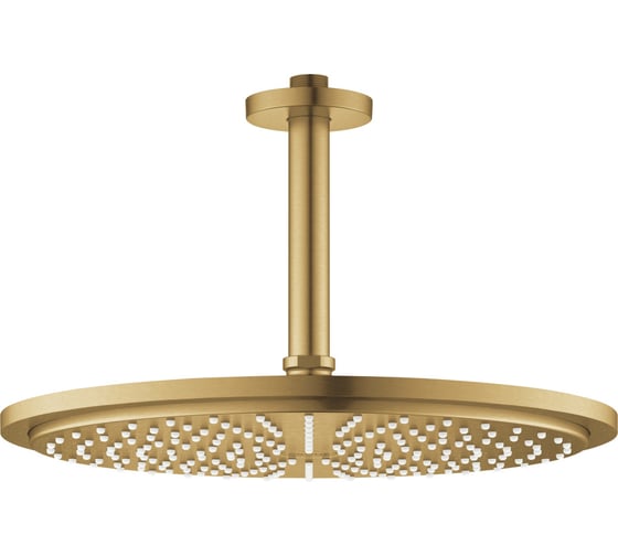 Верхний душ Grohe Rainshower Cosmopolitan 310, 8 л/мин, 1 режим, 142 мм, холодный рассвет матовый 26067GN0