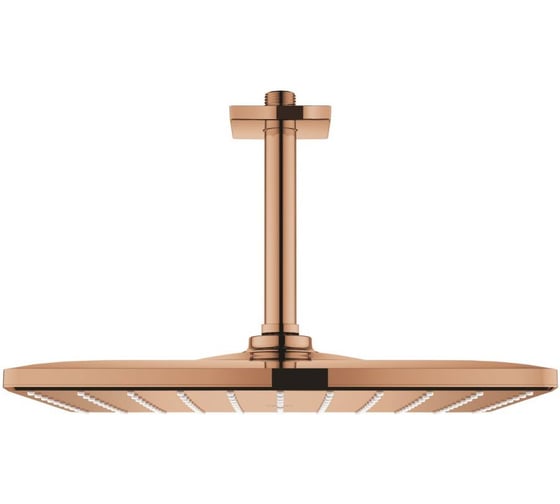 Верхний душ Grohe Rainshower Mono 310 Cube, 7,5 л/мин, 1 режим, 142 мм, теплый закат глянец 26566DA0