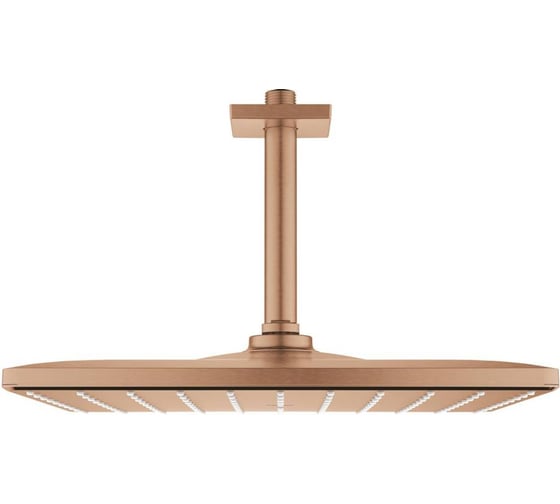 Верхний душ Grohe Rainshower Mono 310 Cube, 7,5 л/мин, 1 режим, 142 мм, теплый закат матовый 26566DL0