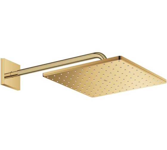 Верхний душ Grohe Rainshower Mono 310 Cube, 7,5 л/мин, 1 режим, 422 мм, холодный рассвет, глянец 26564GL0