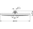 Верхний душ Grohe Rainshower Cosmopolitan 310, 9,5 л/мин, 1 режим, хром 27478000 3