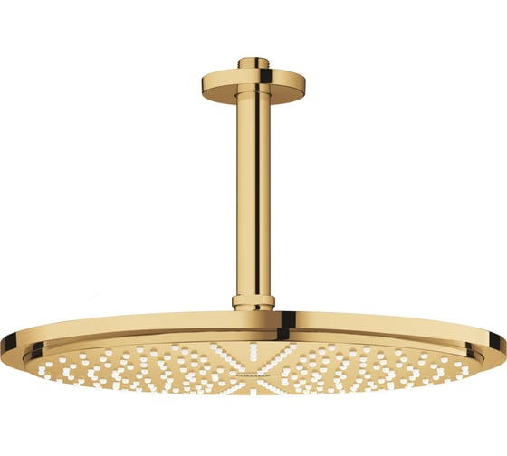 Верхний душ Grohe Rainshower Cosmopolitan 310, 8 л/мин, 1 режим, 142 мм, холодный рассвет глянец 26067GL0