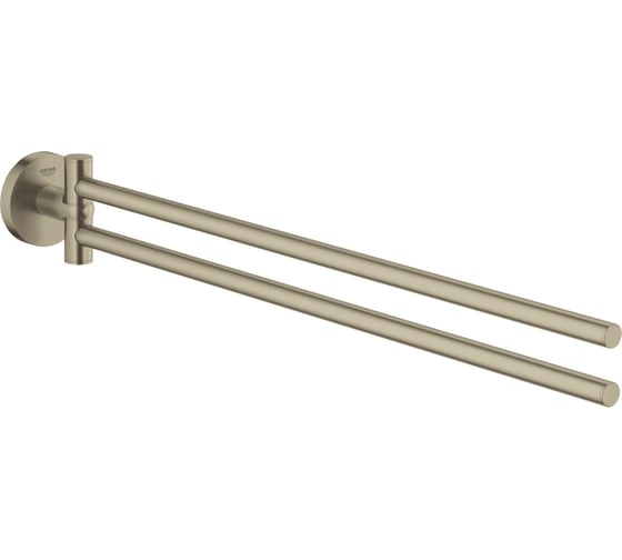Держатель для полотенца Grohe Essentials двойной, поворотный, никель матовый 40371EN1