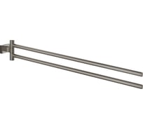 Держатель для полотенца Grohe Essentials Cube двойной, поворотный, темный графит матовый 40624AL1