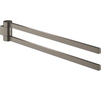 Держатель для полотенца Grohe Selection 400 мм, двойной, поворотный, темный графит матовый 41063AL0