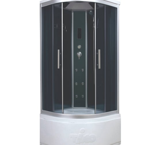 Душевая кабина Timo Standart T-1100, 100×100×220 см, турецкая баня хамам T-1100-T-STUN