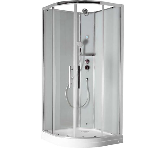 Душевая кабина Timo ILMA Premium 901 с крышей, хамам и стульчиком, 100×100×222 см ILMA901-roof-901-T-STILMA-T-CH/C