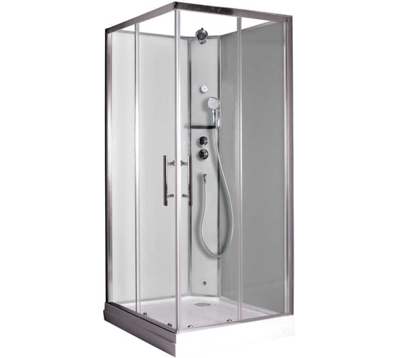 Душевая кабина Timo ILMA Premium 109 с крышей, хамам и стульчиком, 90×90×222 см ILMA109-roof-109-T-STILMA-T-CH/C