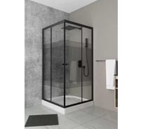 Душевой уголок Bauedge квадратный BAU Stil pattern 90х90х195, с поддоном 12,5 см, закаленное стекло TY0050