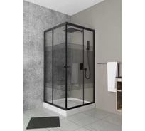 Душевой уголок Bauedge квадратный BAU Stil pattern 80х80х195, с поддоном 12,5 см, закаленное стекло TY0049