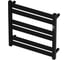 Полотенцесушитель дизайнерский электрический Bauedge BAU Elite Black 53х52, подключение справа, черный матовый AF0034 2