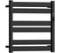 Полотенцесушитель дизайнерский электрический Bauedge BAU Elite Black 53х52, подключение справа, черный матовый AF0034 3