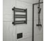 Полотенцесушитель дизайнерский электрический Bauedge BAU Elite Black 53х52, подключение справа, черный матовый AF0034 5