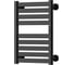 Полотенцесушитель дизайнерский электрический Bauedge BAU Elite Elegant Black 60х45, подключение справа, черный AF0028 1