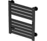 Полотенцесушитель дизайнерский электрический Bauedge BAU Elite Elegant Black 60х45, подключение справа, черный AF0028 2