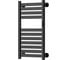 Полотенцесушитель дизайнерский электрический Bauedge BAU Elite Elegant Black 80х45, подключение справа, черный AF0025 2