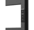 Полотенцесушитель дизайнерский электрический Bauedge BAU Elite Elegant Black 80х45, подключение справа, черный AF0025 4