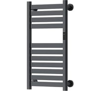 Полотенцесушитель дизайнерский электрический Bauedge BAU Elite Elegant Gun Grey 80х45, подключение справа AF0027