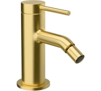 Смеситель для биде Vitra Minimax Round однорычажный брашированное золото латунь A4353625EXP