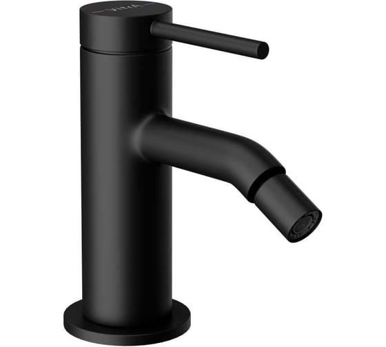 Смеситель для биде Vitra Minimax Round однорычажный матовый черный латунь A4353636EXP