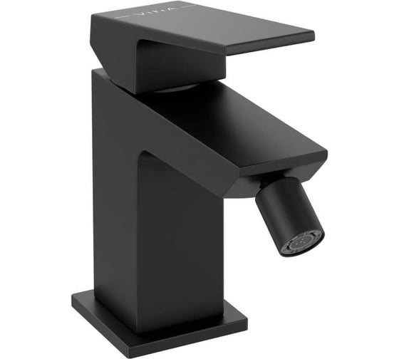 Смеситель для биде Vitra Minimax Square однорычажный матовый черный латунь A4372636EXP