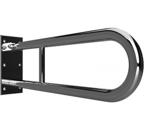 Oткиднoй U-oбpaзный пopучeнь Bemeta HELP 750 мм, нержавейка, глянец 301606301