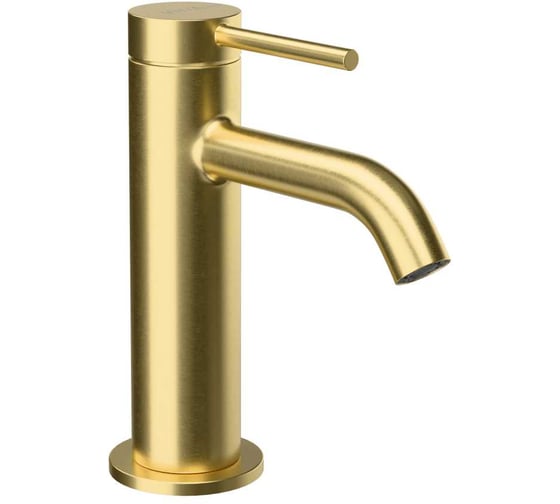 Смеситель для раковины Vitra Minimax Round однорычажный брашированное золото латунь A4353025EXP
