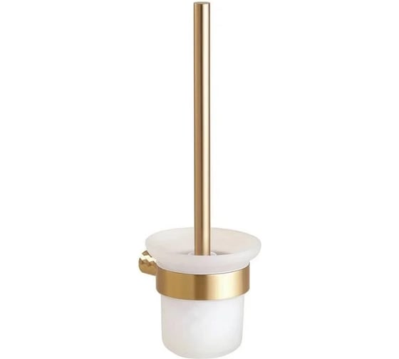 Подвесная туалетная щётка Bemeta ZYRA матовая, светлое золото 174113010