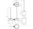 Подвесная туалетная щётка Bemeta ZYRA матовая, светлое золото 174113010 2