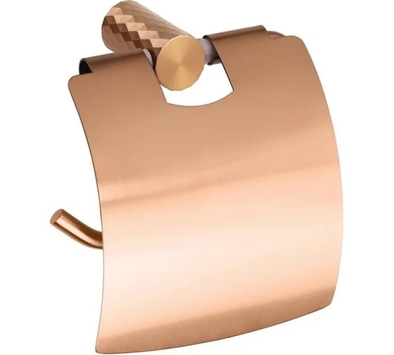 Держатель туалетной бумаги с крышкой Bemeta COPRA матовая, золотая медь 176112012