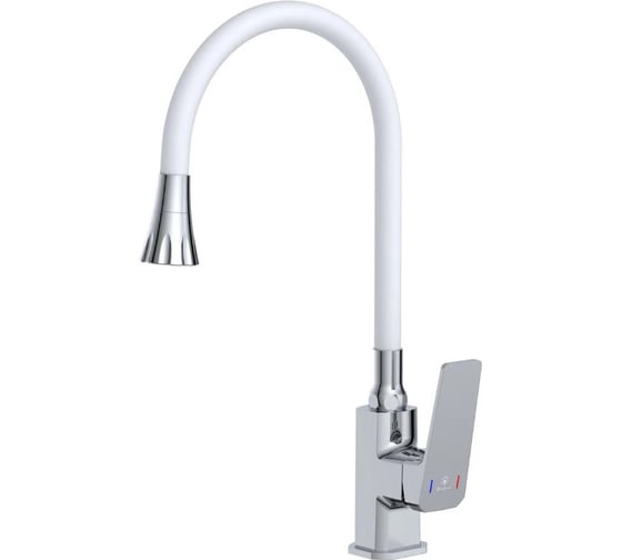 Смеситель для кухни DIADONNA с гибким изливом D165-41