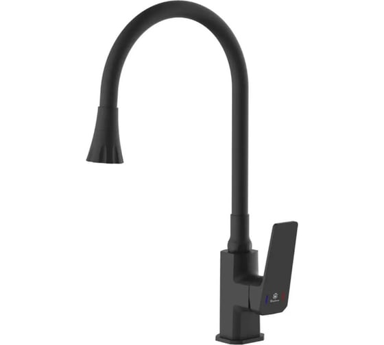 Смеситель для кухни DIADONNA с гибким изливом D165-41BL