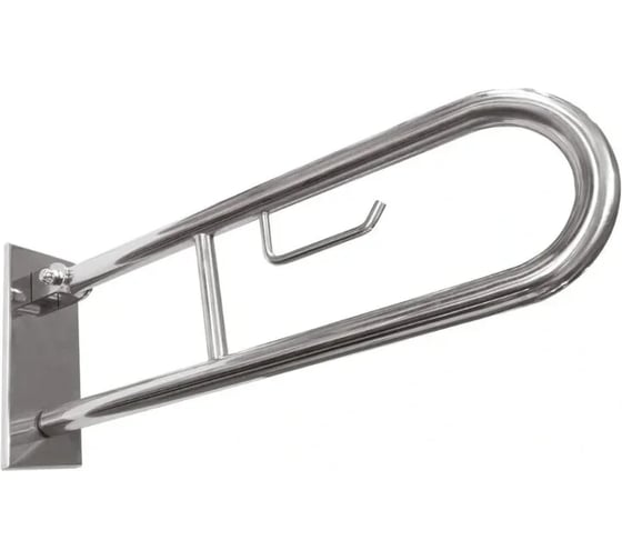 Складной U-образный поручень с перегородкой Bemeta ДОСТУПНАЯ СРЕДА / HELP 750 мм, матовый хром 301407302