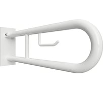Складной U-образный поручень с перегородкой Bemeta ДОСТУПНАЯ СРЕДА / HELP 813 мм, белый 301407283