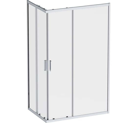Душевое ограждение AM.PM Gem прямоугольная, раздвиж. двери 120x80 хром матовый, стекло прозрачн W90G-403-120280-MT