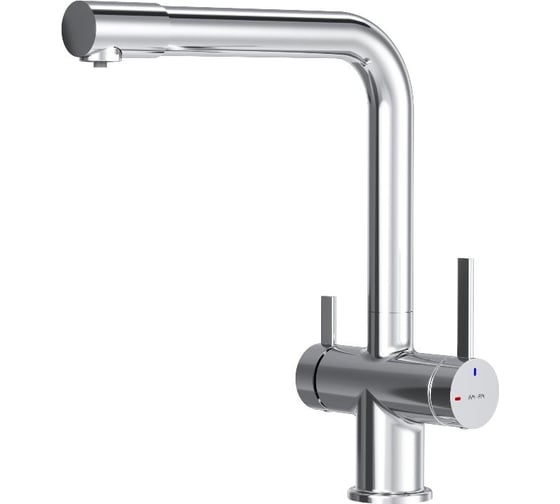 Смеситель для кухни AM.PM Func L-излив с каналом для питьевой воды, хром F8F05700