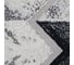 Коврик в ванную Санакс ПАМЯТЬ эффект восстановления, одинарный, дизайнерский - черно-серый 50 х 80 см 00-444 3