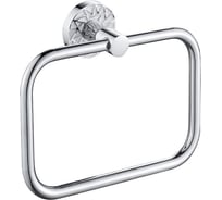 Держатель полотенца прямоугольный GFmark с белой мозаикой 3204