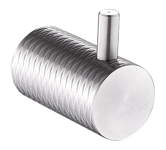 Крючок одинарный GFmark из нержавеющей стали с резным креплением 81114