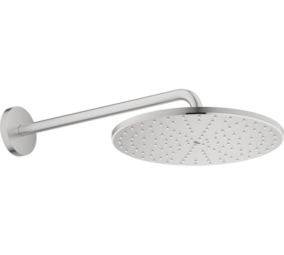 Верхний душ Grohe Rainshower 310 Mono с душевым кронштейном, 1 режим, суперсталь 26558DC0