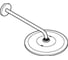 Верхний душ Grohe Rainshower 310 Mono с душевым кронштейном, 1 режим, холодный рассвет, матовый 26558GN0 7