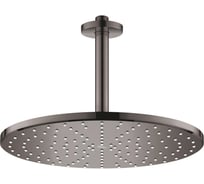Верхний душ Grohe Rainshower 310 Mono с душевым кронштейном, темный графит, глянцевый 26560A00