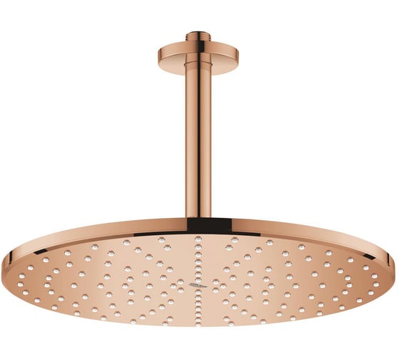 Верхний душ Grohe Rainshower 310 Mono с душевым кронштейном, теплый закат глянец 26560DA0