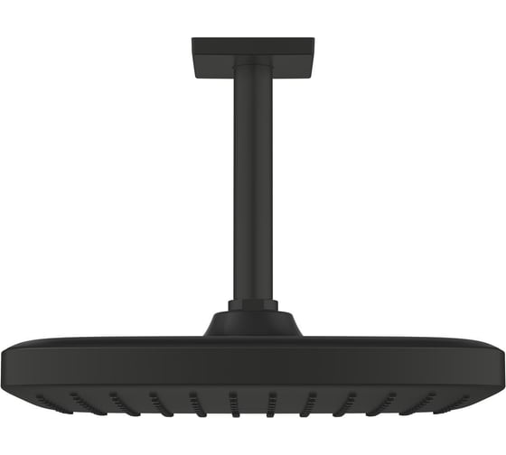 Верхний душ Grohe Tempesta 250 Cube с потолочным душевым, матовый чёрный 266882430