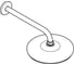 Верхний душ Grohe Tempesta 210 с душевым кронштейном 286 мм, матовый чёрный 1022182430 8