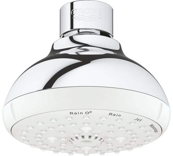 Верхний душ Grohe Tempesta 100, 9,5 л/мин, 4 режима, хром 27606001